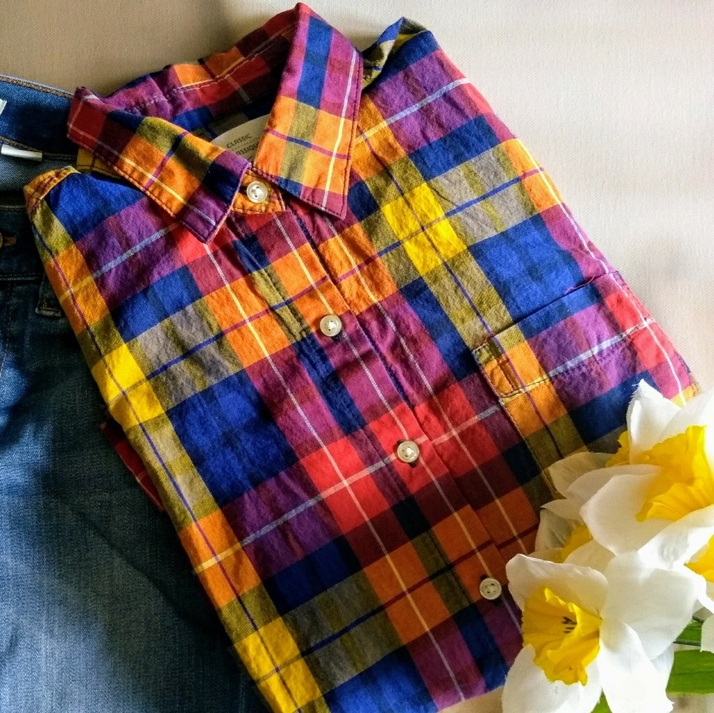 Plaid Button Down Shirt
